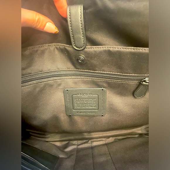 NWT Coach Signature Leather Briefcase/Laptop Bag - Picture 6 of 8